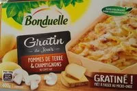 Mängden socker i Pommes de terre et champignons gratin du jour