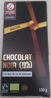 Mängden socker i Chocolat noir (m70% fleur de sel de Guérande