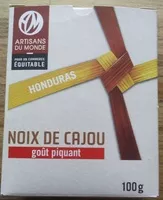 Mängden socker i Noix de Cajou goût piquant