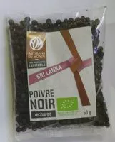 Mängden socker i Poivre noir