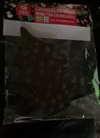 Mängden socker i Chocolat noire avec noisettes caramélises