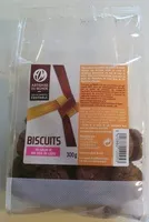 Mängden socker i Biscuits au cacao et aux noix de cajou