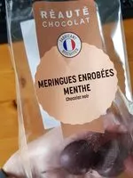 Mängden socker i Meringues Enrobés Menthe Chocolat Noir