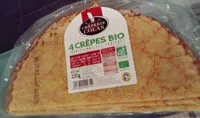Mängden socker i 4 Crêpes Bio de Froment