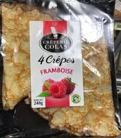 Mängden socker i 4 crêpes framboise