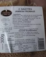 Mängden socker i Galette fromage