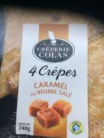 Mängden socker i Crepes caramel au beurre salé