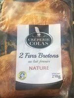 Mängden socker i 2 Fars Bretons au Lait Fermier Nature