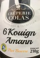 Mängden socker i 6 Kouign Amann Pur Beurre