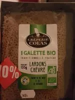 Mängden socker i Galette Lardon Chèvre