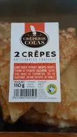Mängden socker i 2 crêpes artisanales fraîches