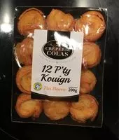 Mängden socker i 12 P'ty Kouign