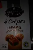 Mängden socker i Crêpe au caramel et beurre salé