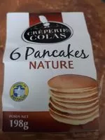 Mängden socker i 6 pancakes nature
