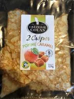 Mängden socker i 2 Crêpes pomme caramel