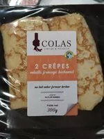 Mängden socker i 2 crêpes volaille, fromage, béchamel