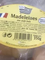 Mängden socker i Madeleines aux oeufs frais