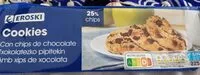Mängden socker i Cookies con chips de chocolate