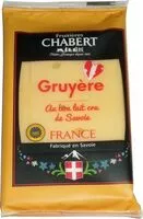 Mängden socker i Gruyere AOC 35%MG FRUITIERE CHABERT