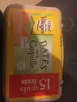 Mängden socker i Oeuf datés sur la coquille (DJP)