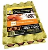 Mängden socker i Œufs frais