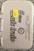 Mängden socker i Oeufs frais
