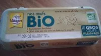 Mängden socker i œufs bio
