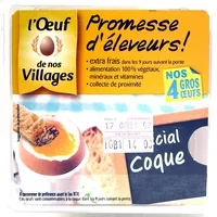 Mängden socker i 4 Gros Oeufs