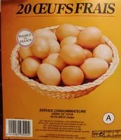 Mängden socker i PL.20 Oeufs Frais Moyen *