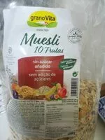 Mängden socker i Muesli 10 frutas