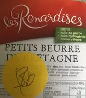Mängden socker i Petits beurre de bretagne