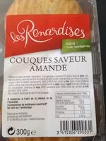 Mängden socker i Couques Saveur Amande Renardises 300 G