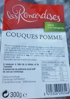 Mängden socker i Couques pommes