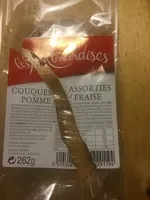 Mängden socker i Couques assorties pomme/fraise