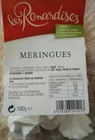 Mängden socker i Meringues