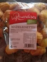 Mängden socker i Madeleinettes