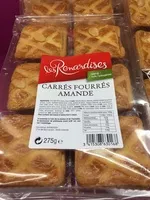 Mängden socker i Carrés fourrés amandes