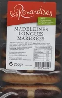 Mängden socker i Madeleines Longues Marbrées