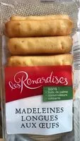 Mängden socker i Madeleines longues aux oeufs