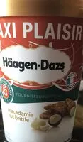 Mängden socker i Crème glacée vanillas macadamia nut brittle