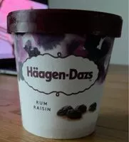 Mängden socker i Glace rum raisin