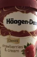 Mängden socker i Haagen-dazs stawberry and cream