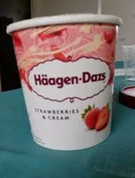 Mängden socker i Haagen dazs strawberries