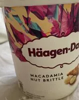 Mängden socker i Häagen-Dazs Macadamia nut brittle