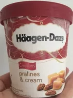 Socker och näringsämnen i Nestle haagen dazs