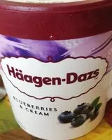 Mängden socker i Haagen-Dazs Blueberries & Cream