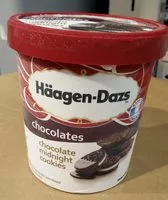 Mängden socker i Crème glacée Chocolate Midnight Cookies