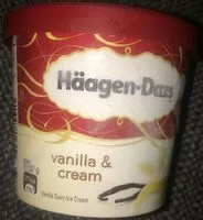 Mängden socker i Haagen Dazs Ice Cream Vanilla & Cream