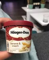 Mängden socker i Glace banane et creme