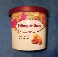 Mängden socker i Häagen-Dazs ice cream parlines & cream